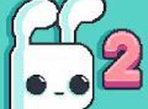 像素兔子吃萝卜