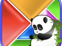 七巧板熊猫宝宝积木拼图